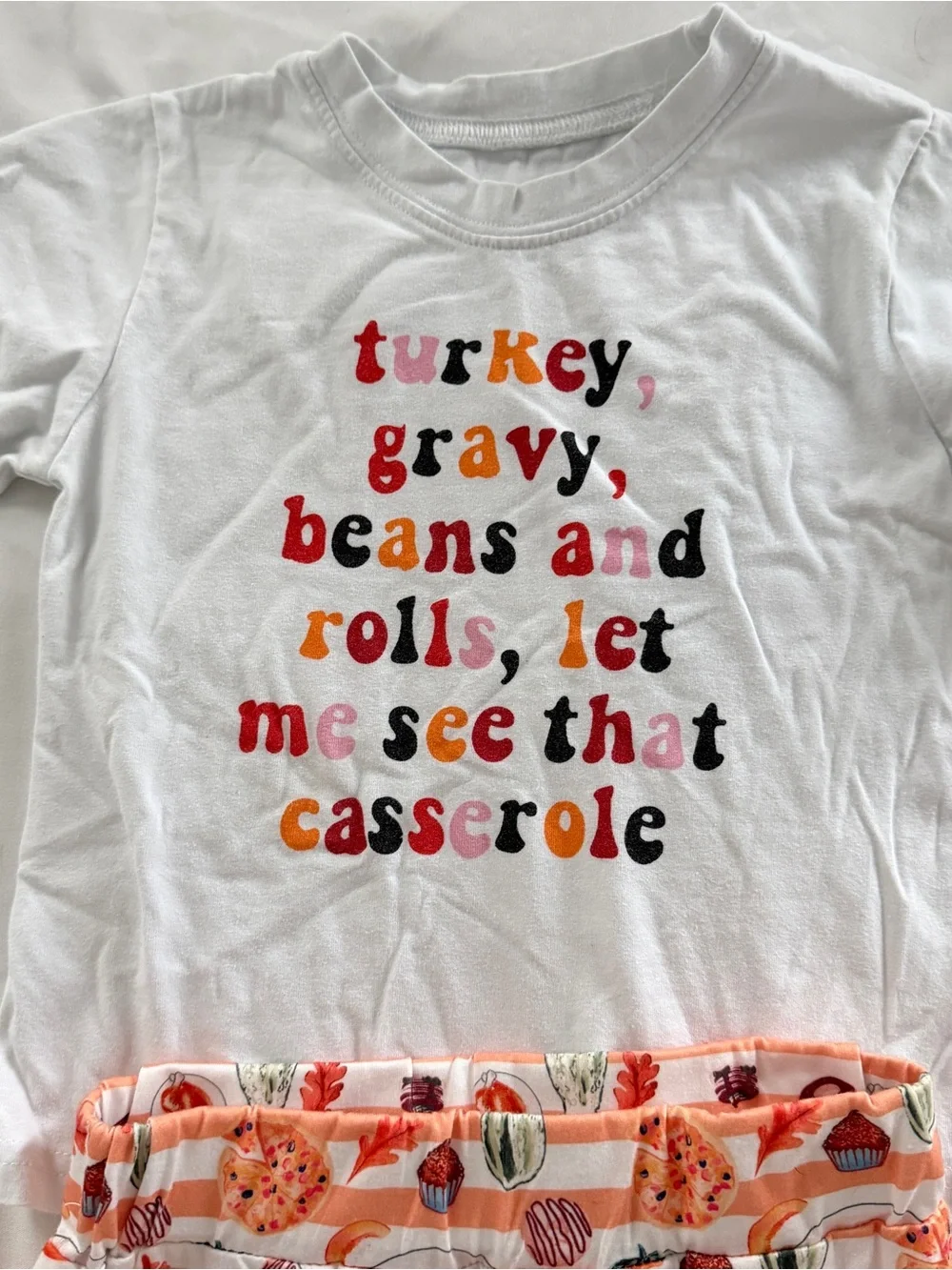 Toddler Girls Thanksgiving outfit